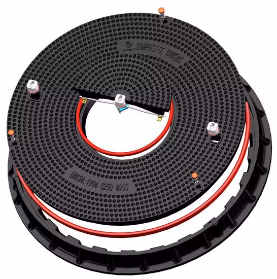 Trou d'homme et cadre en plastique SMC renforcé de fibre de verre de haute qualité Couvercle de réservoir d'essence Couvercle de réservoir de carburant Couvercle de réservoir de gaz Couvercle de réservoir d'huile Couvercle de couvercle de carburant de station-service